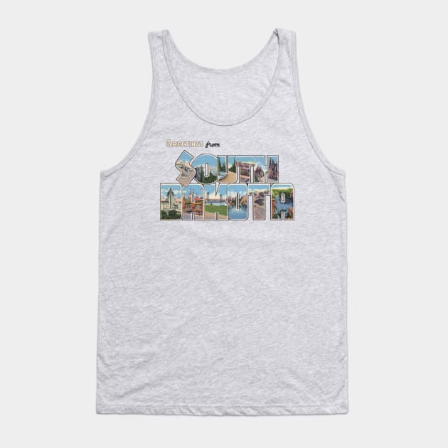 Greetings from South Dakota Tank Top by reapolo